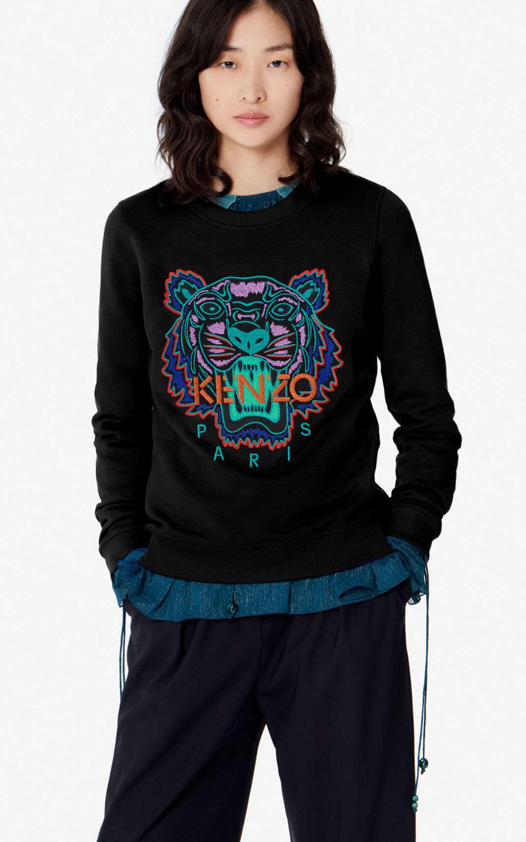 Sudadera Kenzo Tiger Mujer Negras - SKU.0528332